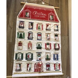 New Large Canvas Countdown To Xmas Advent Calendar Paper Source Anthropologie